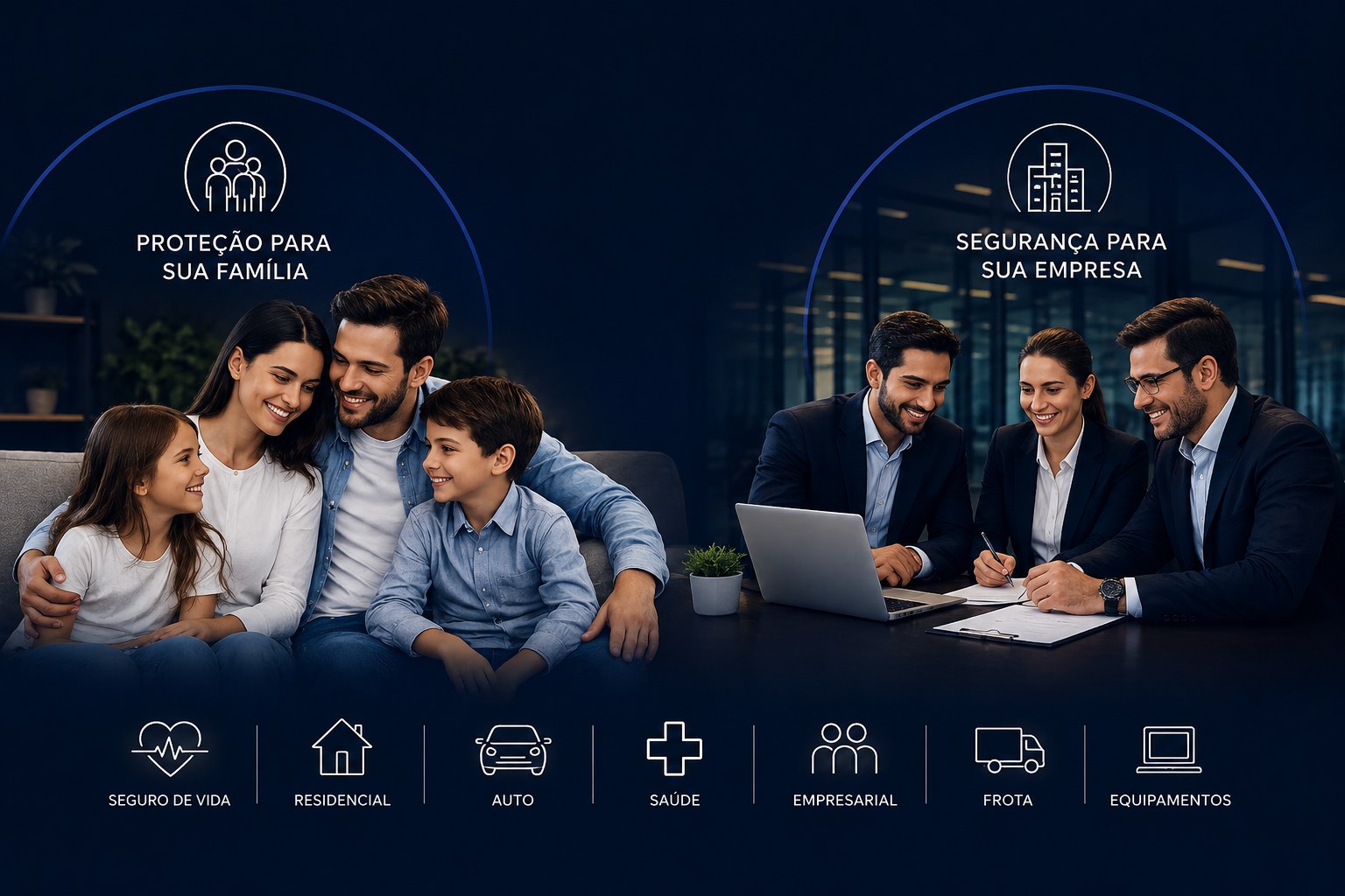 Proteção para sua família e segurança para sua empresa